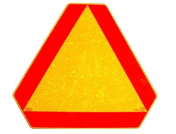Markeringssticker ▲-30 cm Langzaam verkeer