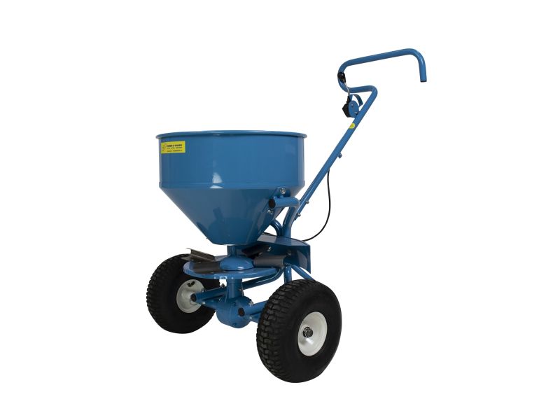 Zoutstrooier metaal blauw