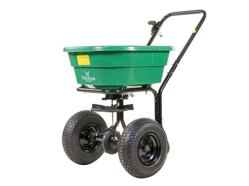 Zoutstrooier met kunststofbak groen 40 L