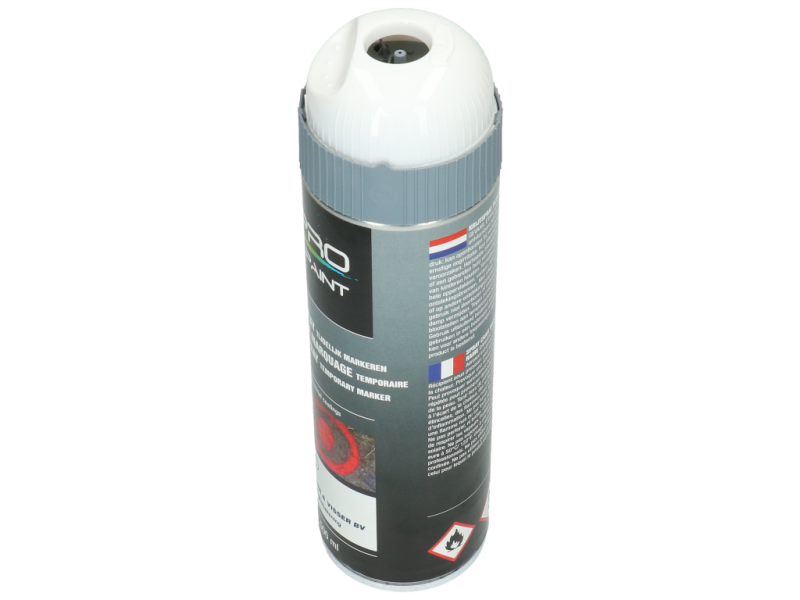 Wegenverfspuitbus 500 ml Pro-Paint krijtspray wit