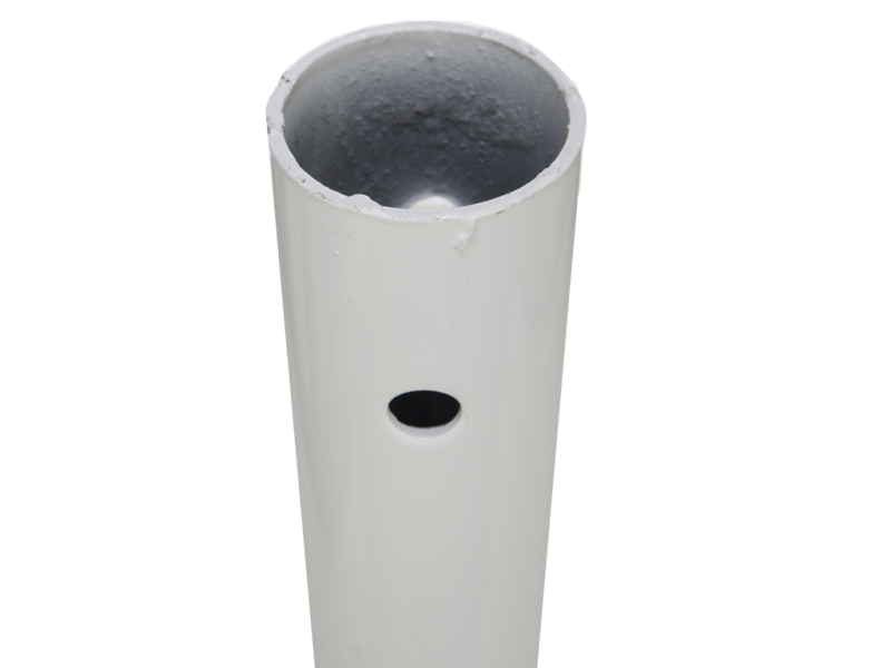 Afzetpaal rood/wit 140 cm Ø 60 mm