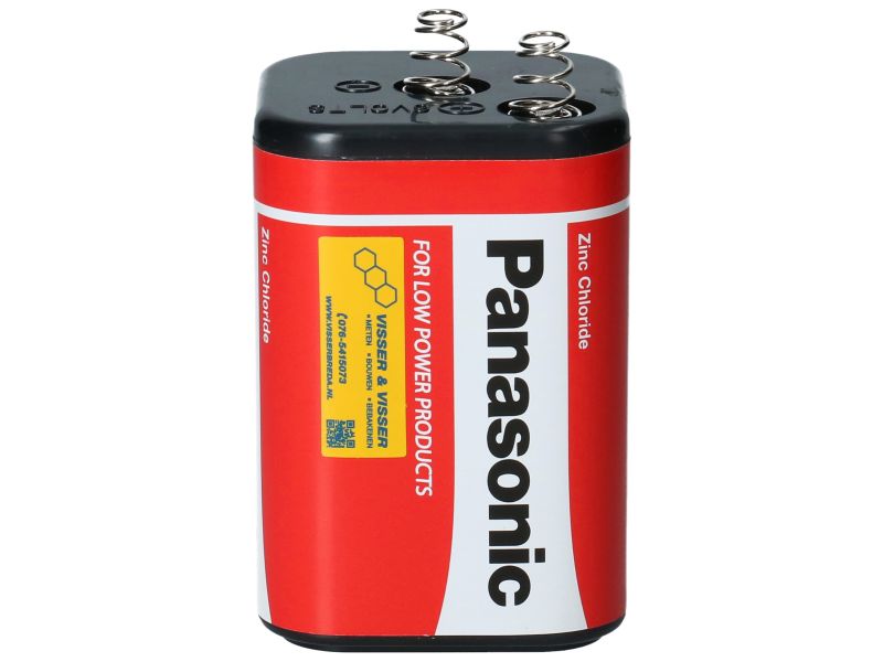 Batterij blok 6 V 4R25 spiraal