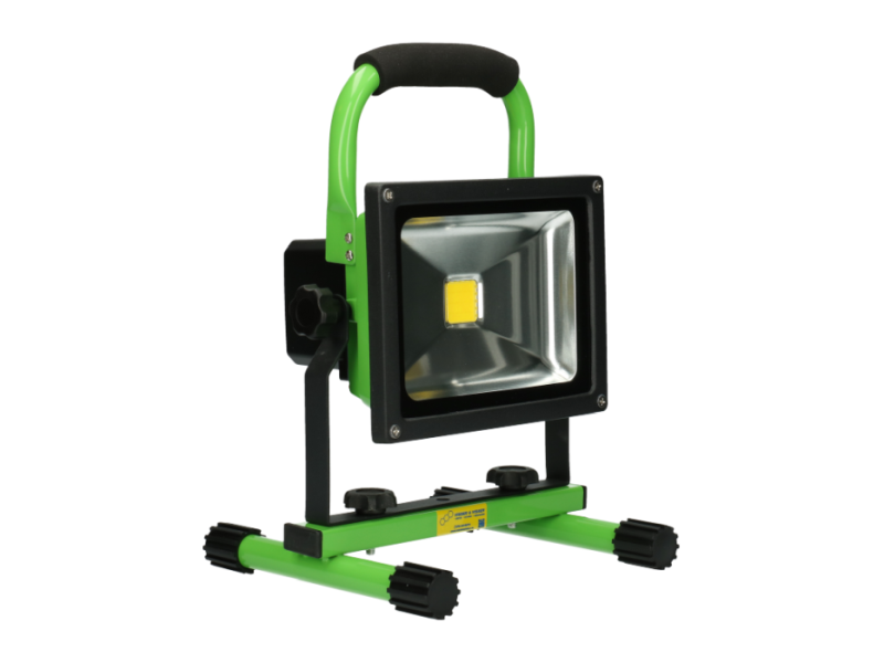 Handlamp Led 20 W groen oplaadbaar en dimbaar
