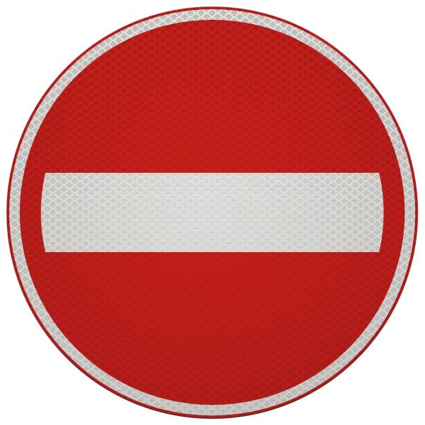 Verkeersbordsticker | C02 | Ø40 cm | klasse 3