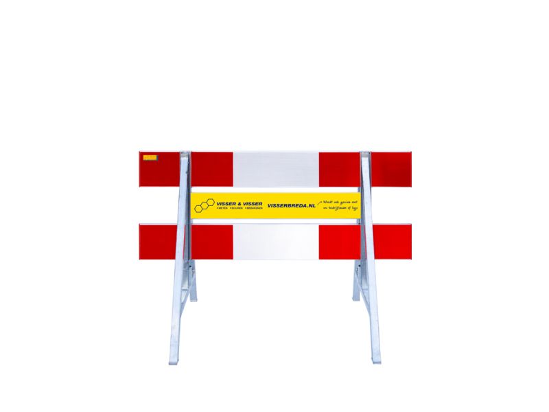 Afzethek 1,50 m r3 met plank en staanders