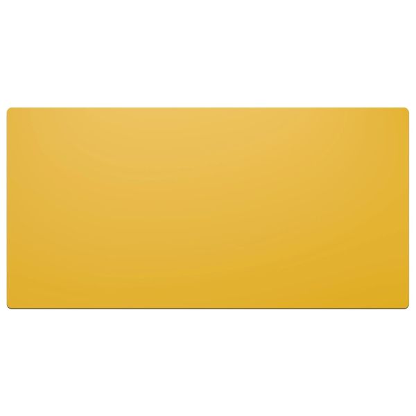 Blanco bord | Geel | PVC | 80x40 cm