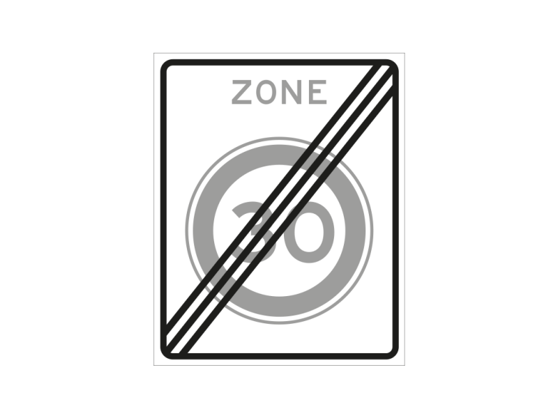 Verkeersbord a/r3/dor 53x67 cm model: A0230ze