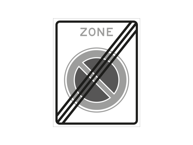 Verkeersbord a/r3/dor 53x67 cm model: E01ze