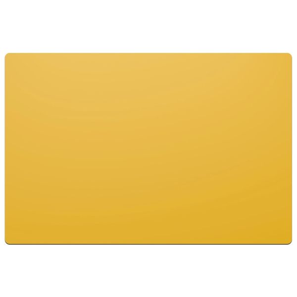 Blanco bord | Geel | PVC | 60x40 cm