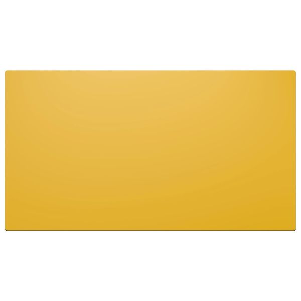 Blanco bord | Geel | PVC | 120x66 cm