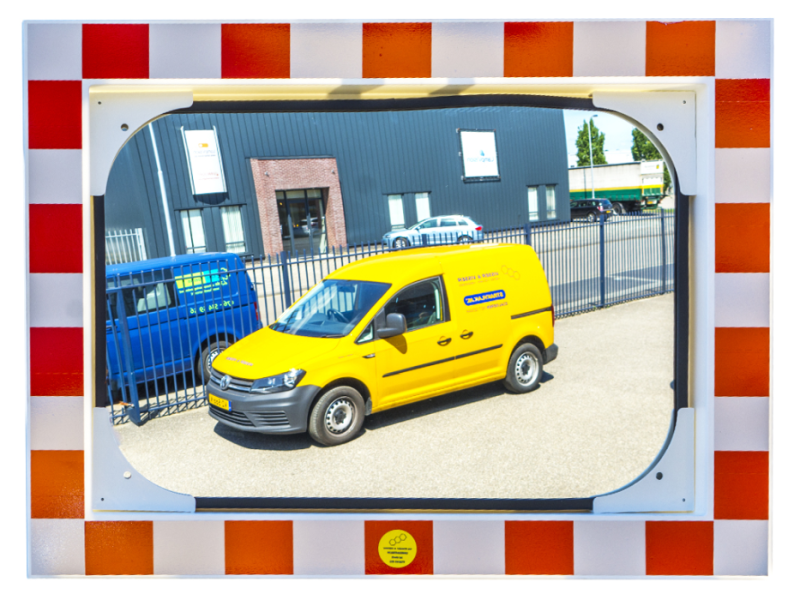 Verkeersspiegel glas 60x40 cm