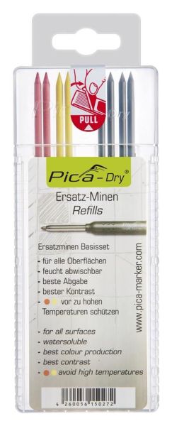 Pica Dry 4020 navulling | mix | 8 stuks
