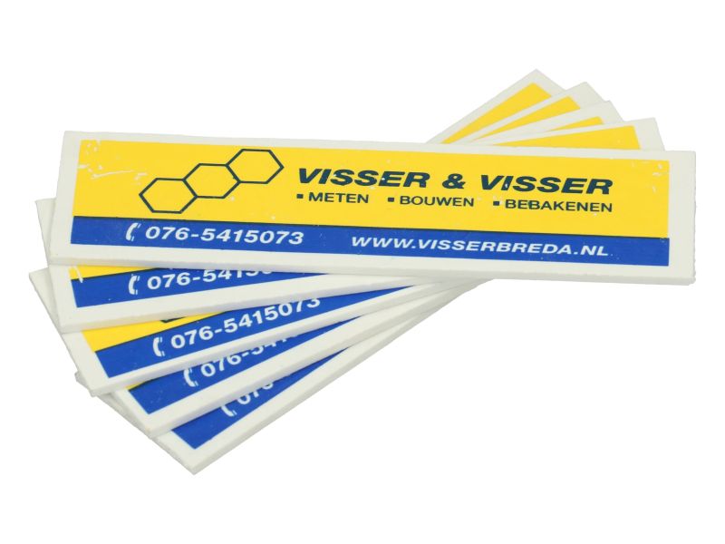 Wegenkrijt pavermarker | 120x30x2 mm | 5 stuks