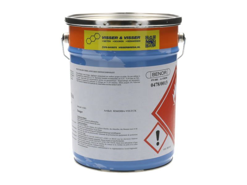 Wegenverf per blik 7 kg zwart