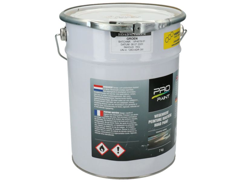 Wegenverf per blik 7 kg groen