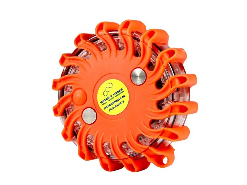 Knipperlamp Rotor Lights oranje met lader