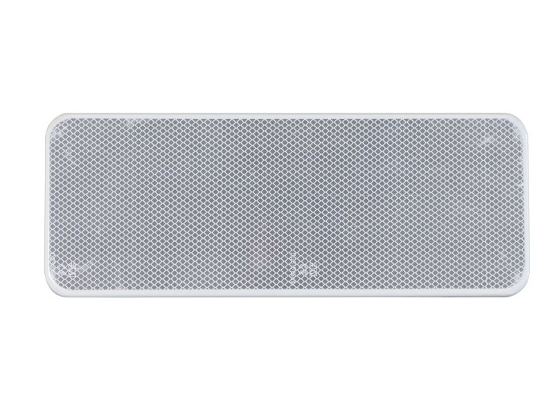 Tekstbord a/lak/dor 40x15 cm wit