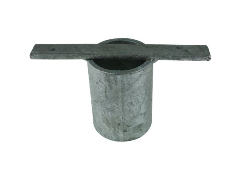 Straatnaambordbeugel t.b.v. montage onderzijde voor Ø 48 mm