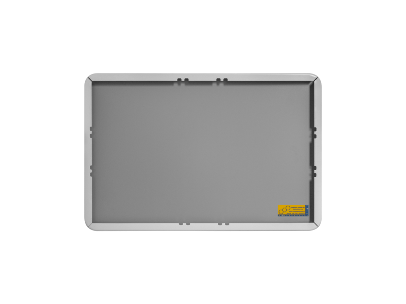 Tekstbord a/r3/dor 60x40 cm wit