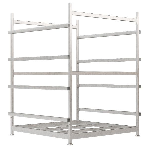 Pallet voor geleidebaken gegalvaniseerd | 1150×1135 mm