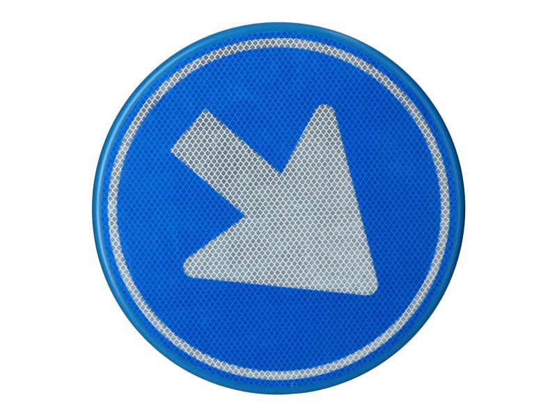 Verkeersbord a/r3/dor Ø 30 cm model: D02