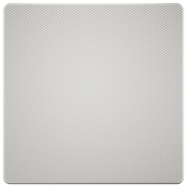 Blanco bord | Wit | DOR | 80x80 cm