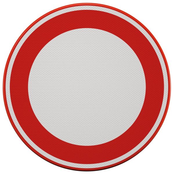 Verkeersbord | Model C01 | DOR | Ø30 cm