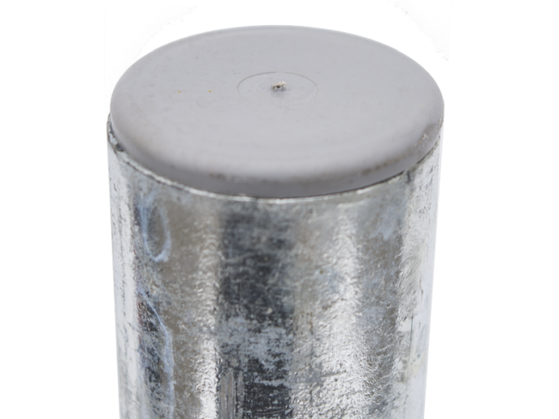 Verkeersbordbuispaal verzinkt lengte 250 cm