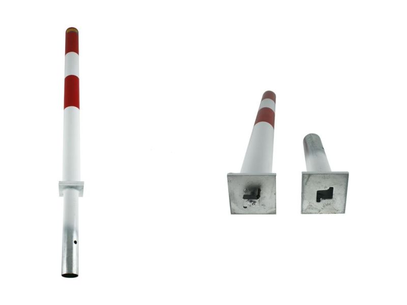 Anti-parkeerpaal wegneembaar Ø 76 mm met driekantslot