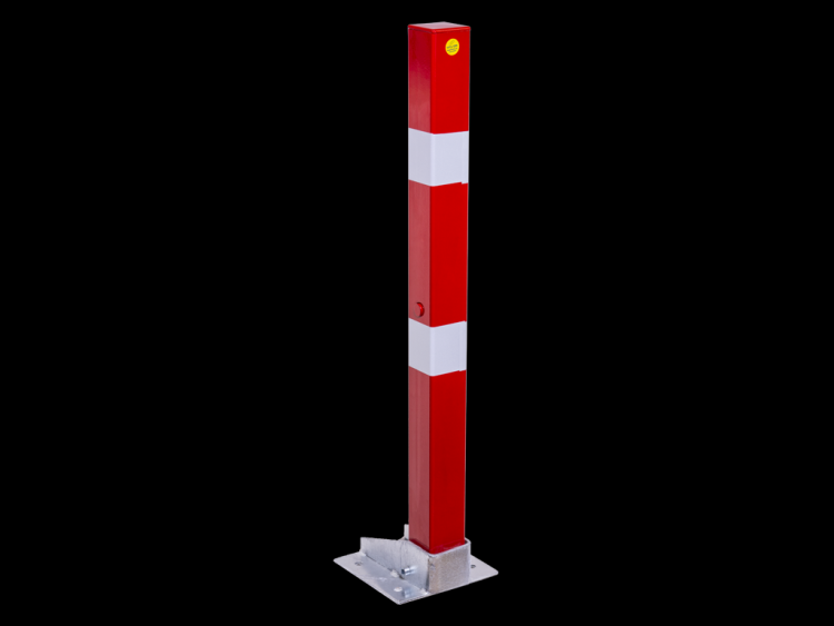 Anti-parkeerpaal klapbaar driekantslot zonder poer