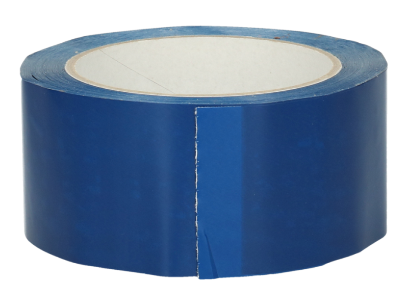 Plakband breedte 5 cm lengte 66 m blauw
