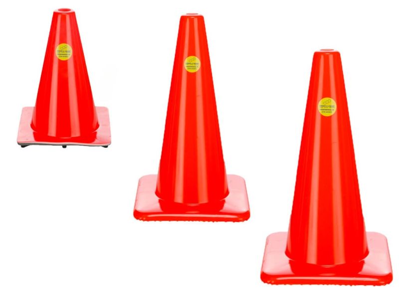 Verkeerskegel oranje