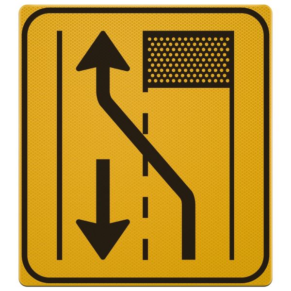 Verkeersbord | Model T31-2L | DOR | 90x100 cm 
