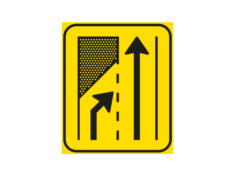 Verkeersbord a/r3/dor 60x70 cm model: T32-2r rechts