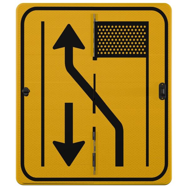 Verkeersbord klapbaar | Model T31-2L/2R | DOR | 60x70 cm