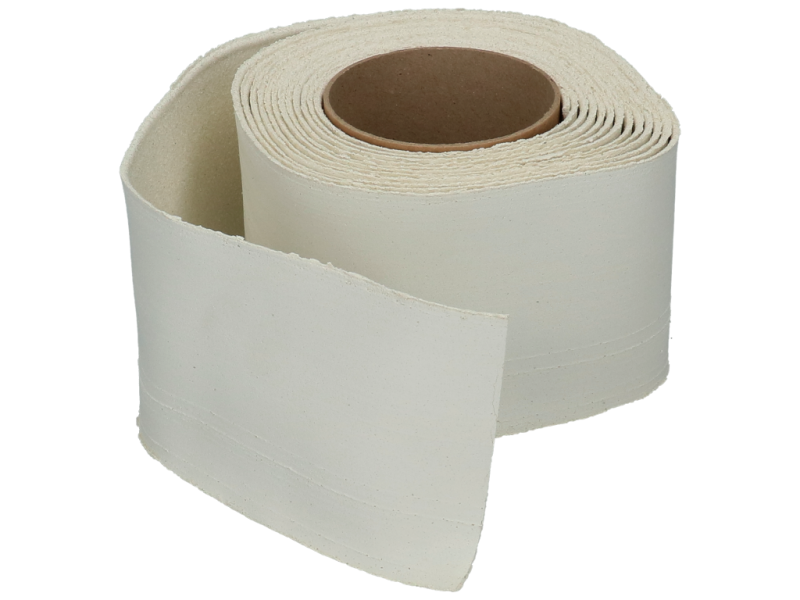 Markering thermoplastisch 10 cm breed op rol wit