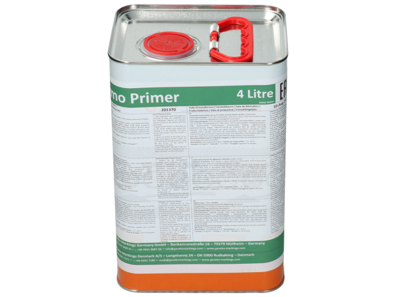 Asfaltprimer blik 4 L voor wegmarkeringen