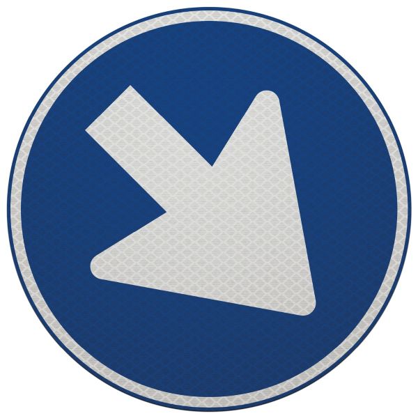 Verkeersbordsticker | D02 | Ø30 cm | klasse 3