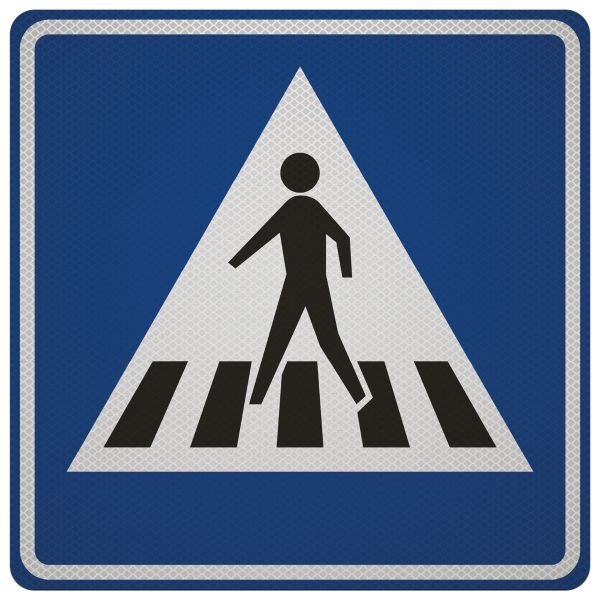 Verkeersbordsticker| L02 | 60x60 cm | klasse 3