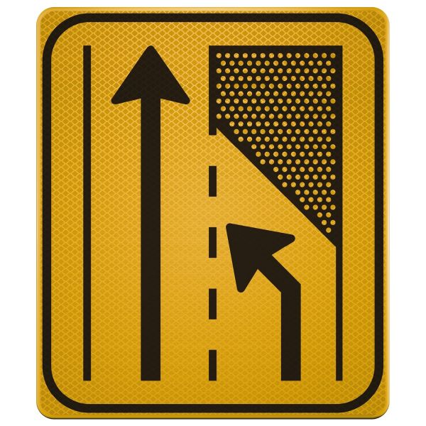 Verkeersbord | Model T32-2L | DOR | 60x70 cm 