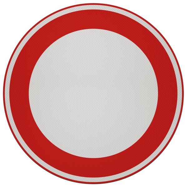 Verkeersbordsticker | C01 | Ø80 cm | klasse 3