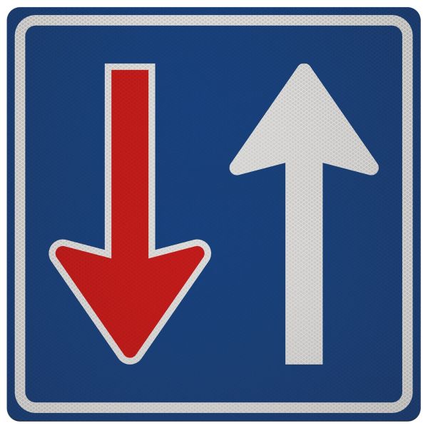 Verkeersbordsticker | F06 | 80x80 cm | klasse 3