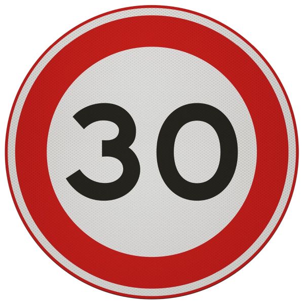 Verkeersbordsticker | A0130 | Ø80 cm | klasse 3