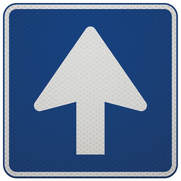 Verkeersbordsticker | C03 | 30x30 cm | klasse 3