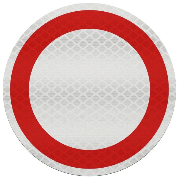 Verkeersbordsticker | C01 | Ø15 cm | klasse 3
