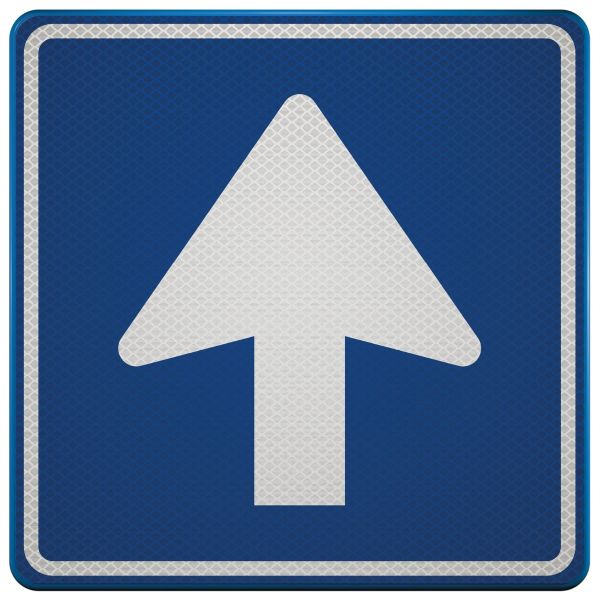 Verkeersbord | Model C03 | DOR | 60x60 cm