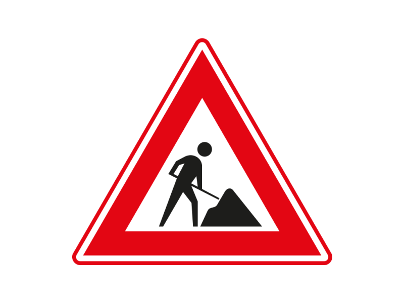 Verkeersbord a/r3/dor ▲-70 cm model: J16