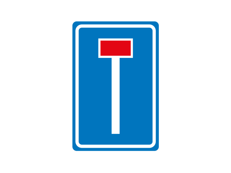 Verkeersbord a/r3/dor 40x60 cm Model: L08