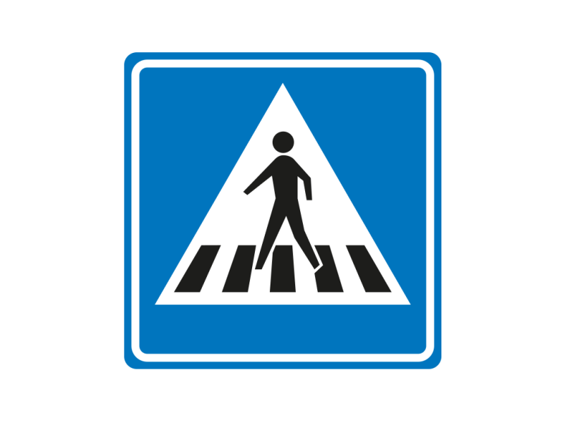 Verkeersbord a/r3/dor 60x60 cm model: L02