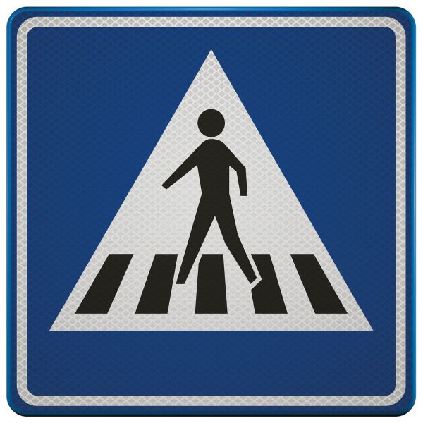 Verkeersbord | Model L02 | DOR | 60x60 cm 